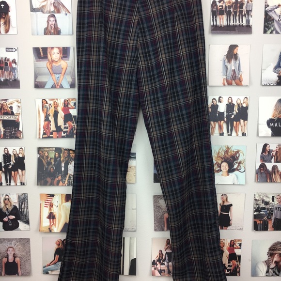 Brandy melville plaid valentina trouser pants - Picture 7 of 8